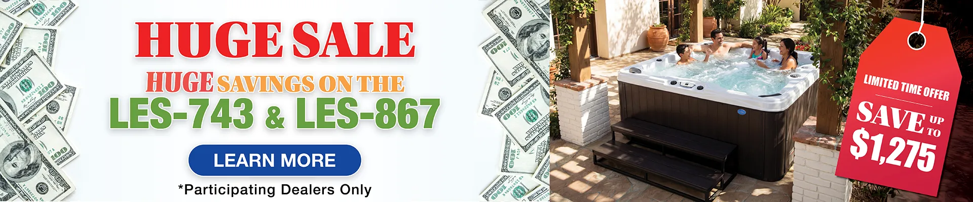 Calspas hot tub being used in a family setting - Córdoba